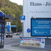 Plakataktion am Standort Idar-Oberstein