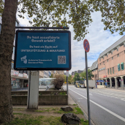 Plakataktion am Standort Koblenz